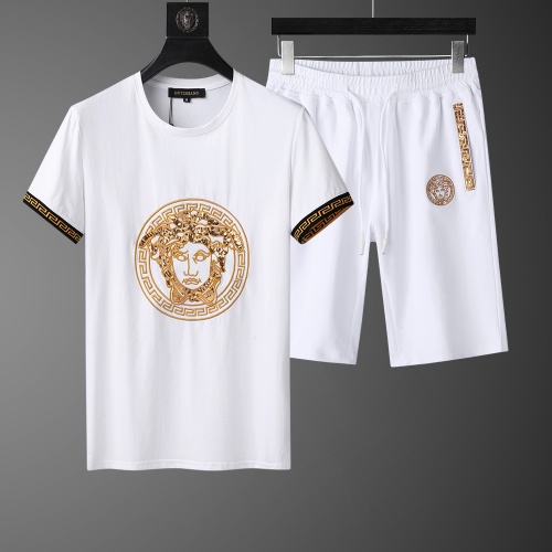 Versace Tracksuits Short Sleeved For Men #562539 $64.00 USD, Wholesale Replica Versace Tracksuits