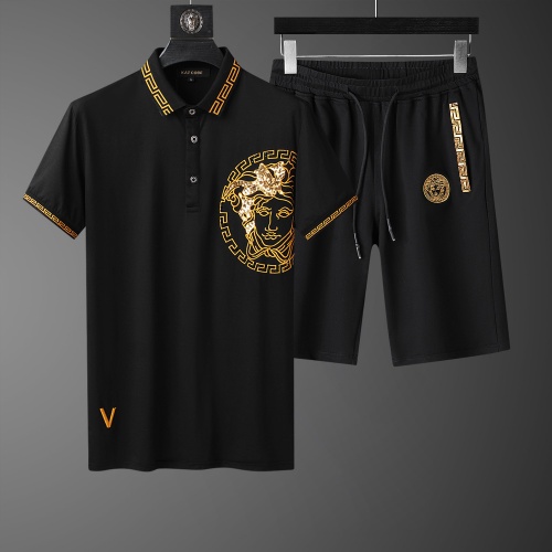 Versace Tracksuits Short Sleeved For Men #562546 $64.00 USD, Wholesale Replica Versace Tracksuits