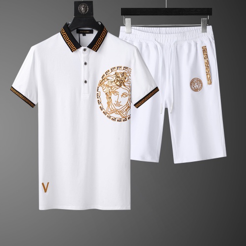 Versace Tracksuits Short Sleeved For Men #562549 $64.00 USD, Wholesale Replica Versace Tracksuits