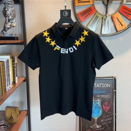Fendi T-Shirts Short Sleeved For Men #562743 $33.00 USD, Wholesale Replica Fendi T-Shirts