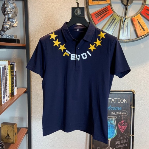 Fendi T-Shirts Short Sleeved For Men #562744 $33.00 USD, Wholesale Replica Fendi T-Shirts