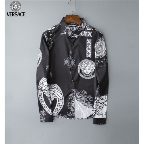 Versace Shirts Long Sleeved For Men #562916 $42.00 USD, Wholesale Replica Versace Shirts