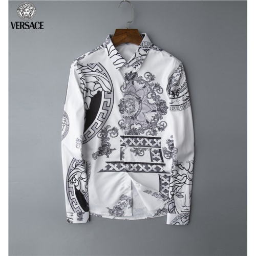 Versace Shirts Long Sleeved For Men #562917 $42.00 USD, Wholesale Replica Versace Shirts