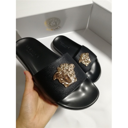 Versace Slippers For Men #563451 $45.00 USD, Wholesale Replica Versace Slippers
