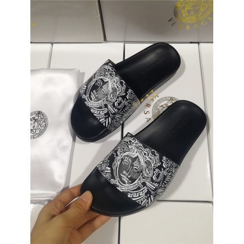 Versace Slippers For Men #563454 $43.00 USD, Wholesale Replica Versace Slippers