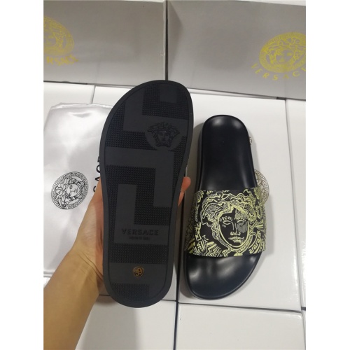 Replica Versace Slippers For Women #563455 $43.00 USD for Wholesale