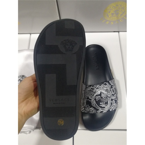 Replica Versace Slippers For Women #563456 $43.00 USD for Wholesale
