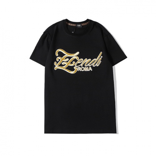 Fendi T-Shirts Short Sleeved For Men #752001 $29.00 USD, Wholesale Replica Fendi T-Shirts