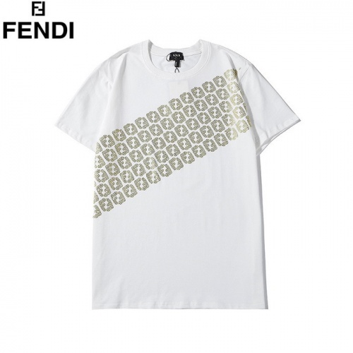 Fendi T-Shirts Short Sleeved For Men #752004 $32.00 USD, Wholesale Replica Fendi T-Shirts