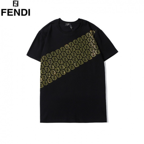 Fendi T-Shirts Short Sleeved For Men #752006 $32.00 USD, Wholesale Replica Fendi T-Shirts