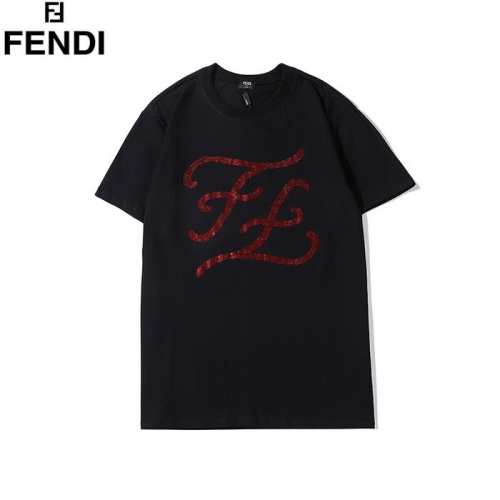 Fendi T-Shirts Short Sleeved For Men #752009 $27.00 USD, Wholesale Replica Fendi T-Shirts
