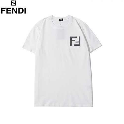 Fendi T-Shirts Short Sleeved For Men #752011 $27.00 USD, Wholesale Replica Fendi T-Shirts