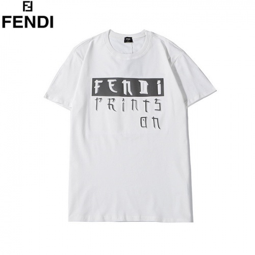 Fendi T-Shirts Short Sleeved For Men #752019 $29.00 USD, Wholesale Replica Fendi T-Shirts
