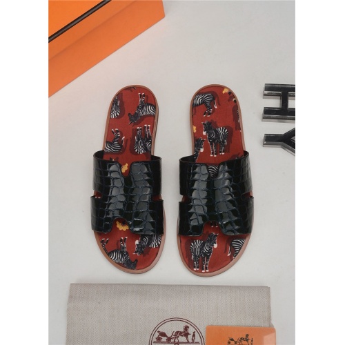 Hermes Slippers For Men #752578 $50.00 USD, Wholesale Replica Hermes Slippers