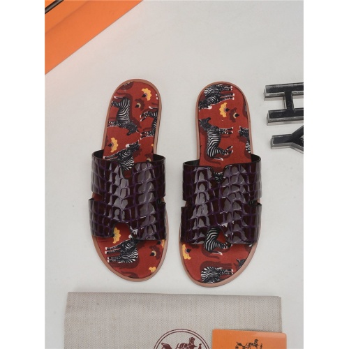 Hermes Slippers For Men #752579 $50.00 USD, Wholesale Replica Hermes Slippers