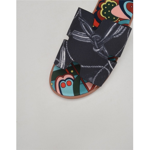 Replica Hermes Slippers For Men #752587 $50.00 USD for Wholesale
