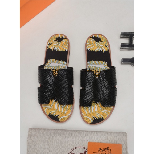 Hermes Slippers For Men #752604 $50.00 USD, Wholesale Replica Hermes Slippers
