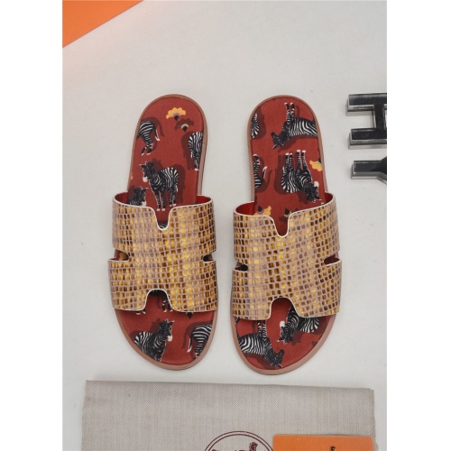 Hermes Slippers For Men #752610 $50.00 USD, Wholesale Replica Hermes Slippers