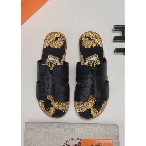 Hermes Slippers For Men #752611 $50.00 USD, Wholesale Replica Hermes Slippers