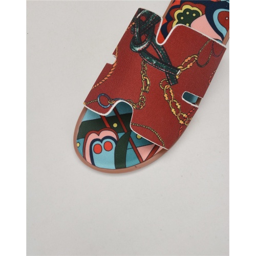 Replica Hermes Slippers For Men #752612 $50.00 USD for Wholesale
