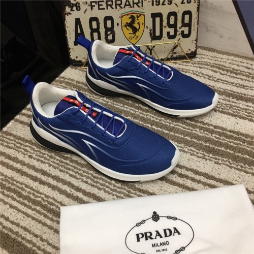 Prada Casual Shoes For Men #752759 $78.00 USD, Wholesale Replica Prada Casual Shoes
