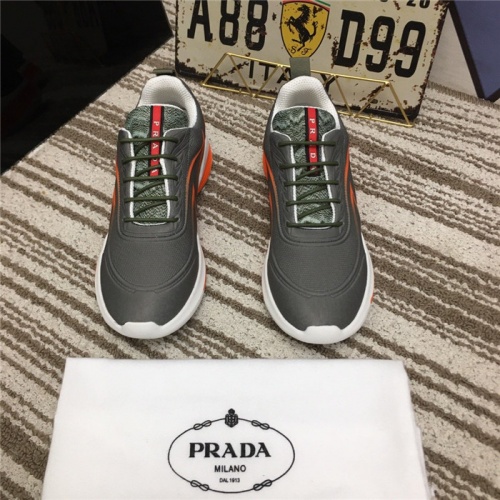 Replica Prada Casual Shoes For Men #752761 $78.00 USD for Wholesale