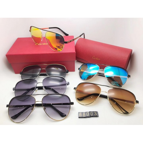 Replica Cartier Fashion Sunglasses #753066 $25.00 USD for Wholesale
