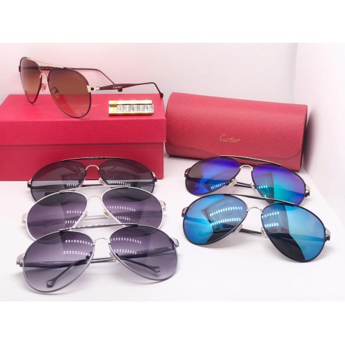 Replica Cartier Fashion Sunglasses #753085 $25.00 USD for Wholesale