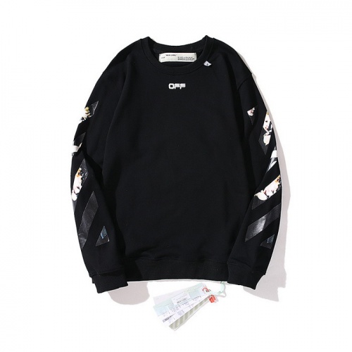 Replica Off-White Hoodies Long Sleeved For Men #753126 $45.00 USD for Wholesale