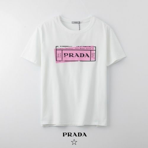 Prada T-Shirts Short Sleeved For Men #753139 $27.00 USD, Wholesale Replica Prada T-Shirts