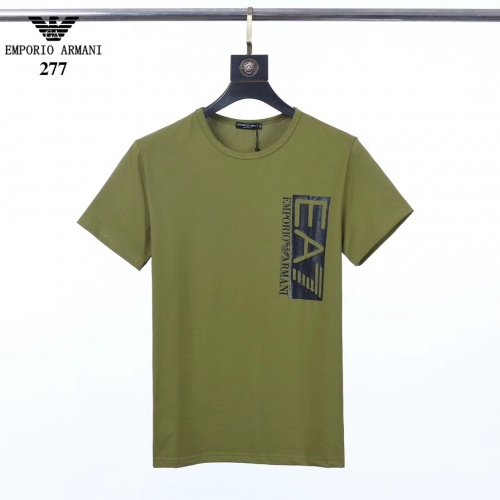 Armani T-Shirts Short Sleeved For Men #753348 $25.00 USD, Wholesale Replica Armani T-Shirts
