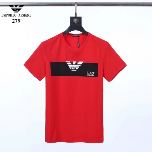 Armani T-Shirts Short Sleeved For Men #753349 $25.00 USD, Wholesale Replica Armani T-Shirts