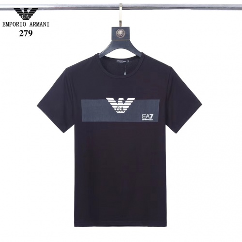 Armani T-Shirts Short Sleeved For Men #753350 $25.00 USD, Wholesale Replica Armani T-Shirts
