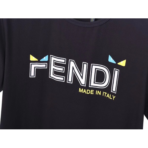 Replica Fendi T-Shirts Short Sleeved For Men #753412 $25.00 USD for Wholesale