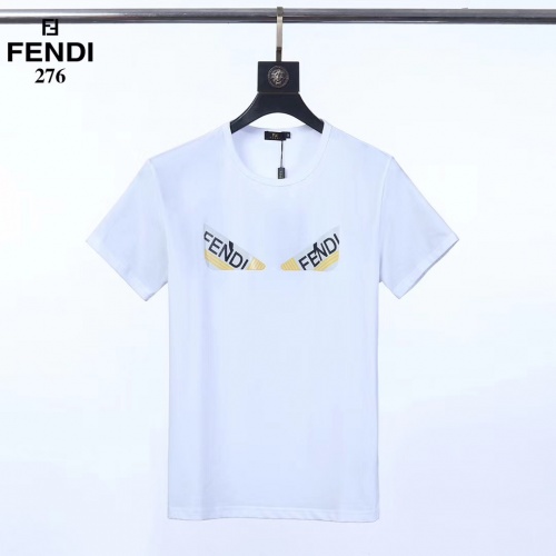 Fendi T-Shirts Short Sleeved For Men #753416 $25.00 USD, Wholesale Replica Fendi T-Shirts
