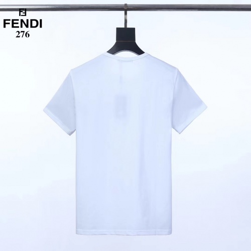Replica Fendi T-Shirts Short Sleeved For Men #753416 $25.00 USD for Wholesale