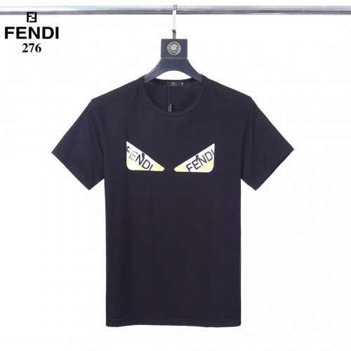 Fendi T-Shirts Short Sleeved For Men #753417 $25.00 USD, Wholesale Replica Fendi T-Shirts