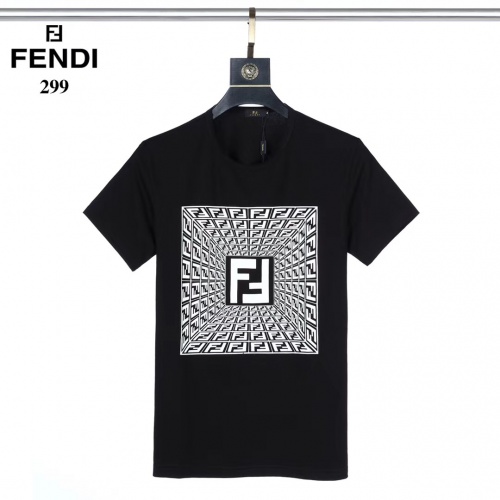 Fendi T-Shirts Short Sleeved For Men #753418 $25.00 USD, Wholesale Replica Fendi T-Shirts