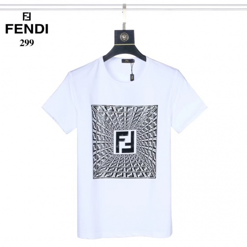 Fendi T-Shirts Short Sleeved For Men #753419 $25.00 USD, Wholesale Replica Fendi T-Shirts