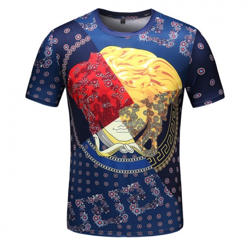 Versace T-Shirts Short Sleeved For Men #753421 $26.00 USD, Wholesale Replica Versace T-Shirts