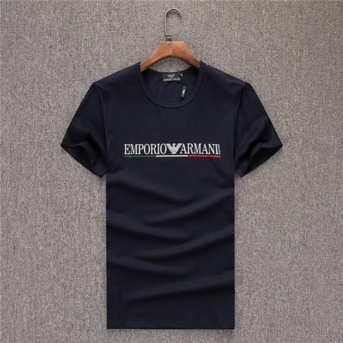 Armani T-Shirts Short Sleeved For Men #754030 $24.00 USD, Wholesale Replica Armani T-Shirts