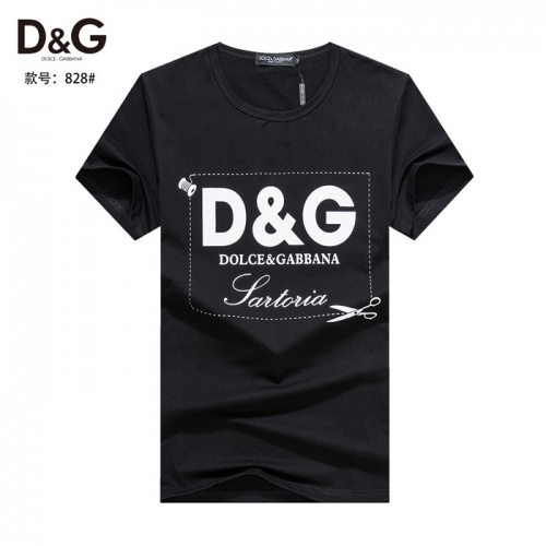 Dolce &amp; Gabbana D&amp;G T-Shirts Short Sleeved For Men #754576 $24.00 USD, Wholesale Replica Dolce &amp; Gabbana D&amp;G T-Shirts