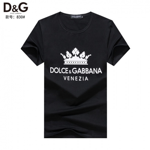 Dolce &amp; Gabbana D&amp;G T-Shirts Short Sleeved For Men #754631 $24.00 USD, Wholesale Replica Dolce &amp; Gabbana D&amp;G T-Shirts