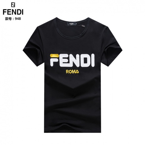 Fendi T-Shirts Short Sleeved For Men #754972 $24.00 USD, Wholesale Replica Fendi T-Shirts