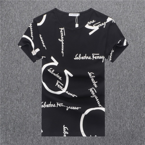 Salvatore Ferragamo T-Shirts Short Sleeved For Men #755000 $24.00 USD, Wholesale Replica Salvatore Ferragamo T-Shirts