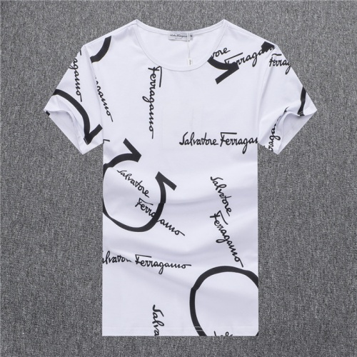 Salvatore Ferragamo T-Shirts Short Sleeved For Men #755001 $24.00 USD, Wholesale Replica Salvatore Ferragamo T-Shirts