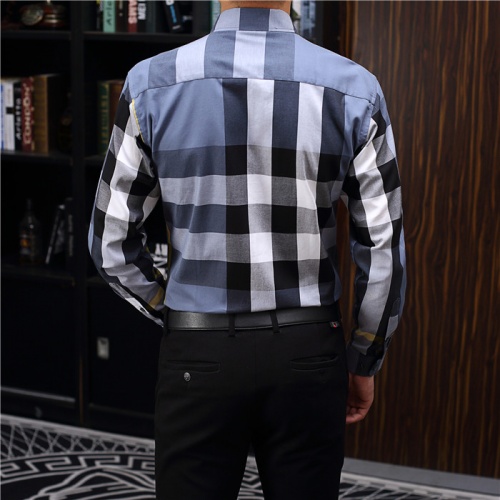 Burberry Shirts Long Sleeved Polo For Men #755117 $38.80 USD, Wholesale Replica Burberry Shirts