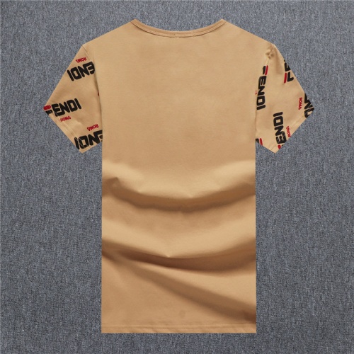 Replica Fendi T-Shirts Short Sleeved For Men #755166 $24.00 USD for Wholesale