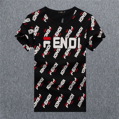 Fendi T-Shirts Short Sleeved For Men #755168 $24.00 USD, Wholesale Replica Fendi T-Shirts