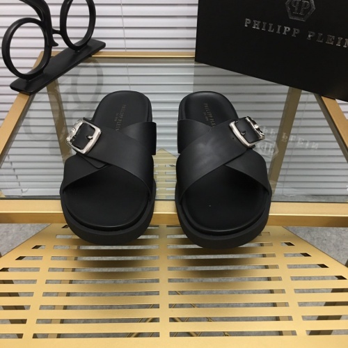 Philipp Plein PP Slippers For Men #755555 $53.00 USD, Wholesale Replica ...